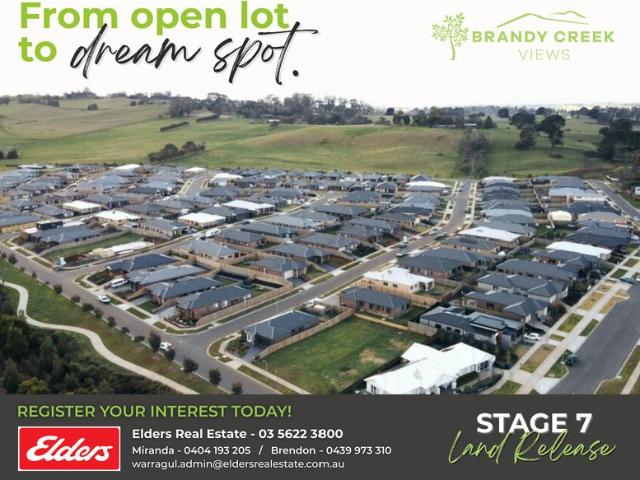 SELLING FAST! LAND YOUR VIEWS! Stage 7 Brandy Creek Views Estate, Warragul