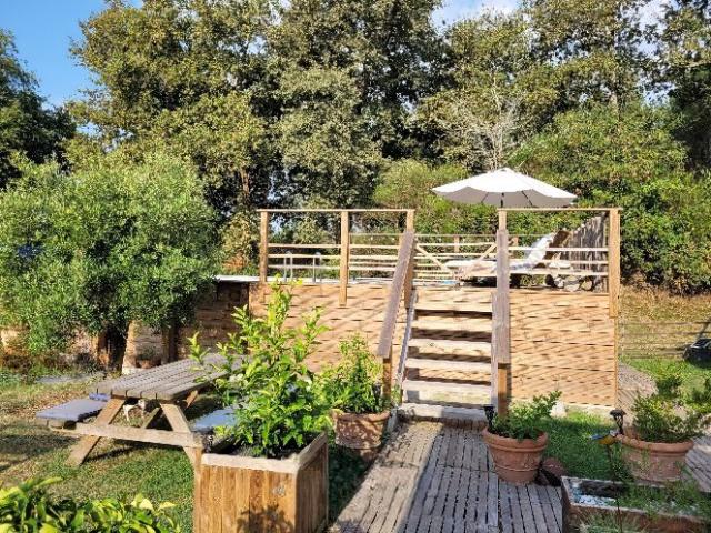 landaise en pierre sur un site bucolique à l abri des regard. 180m² Bazas