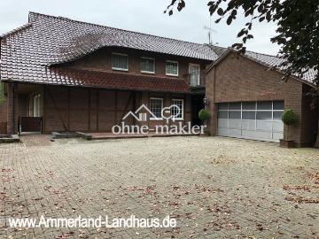 Resthof / Landhaus + 600 m² Hallenfläche – Wohnen & Arbeiten in Westerstede