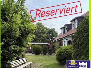 Landhaus mit 2 Wohneinheiten und Gewerbeteil, mit 5000 m² Grundstück