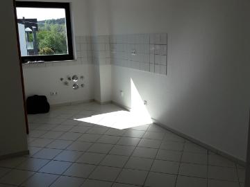 ländlch wohnen in Niederlungwitz, Wohnugn mit Stellplatz und Balkon