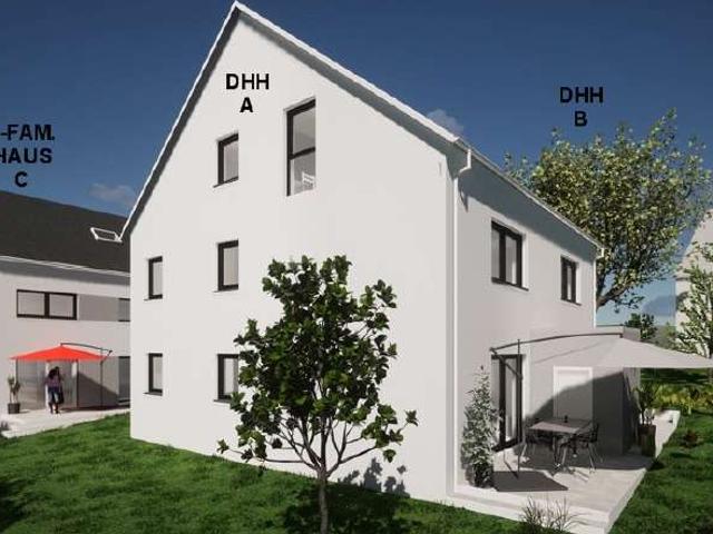 LÄNDLICH WOHNEN: NEUBAU DHH IN SCHLIER WETZISREUTE