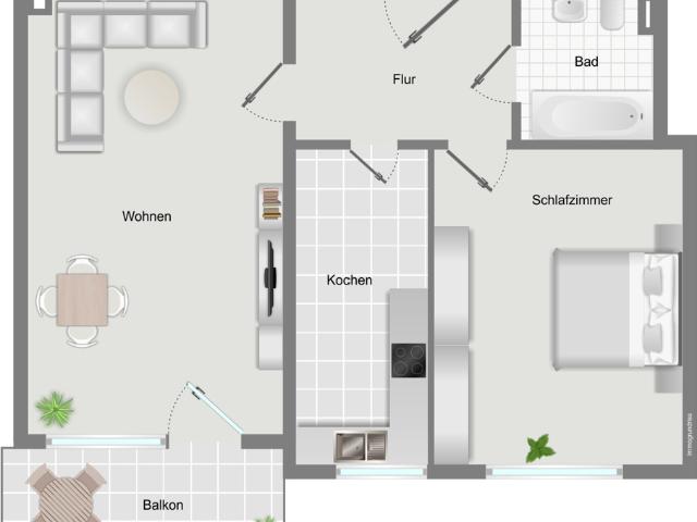 Landsberg am Lech: 2 Zimmer für Ihr Immobilienportfolio mit Balkon & inkl. Stellplatz