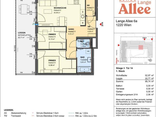 Lange Allee 6A Eigentum in 1220 Wien