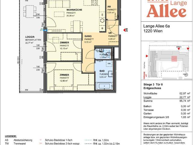 Lange Allee 6A Eigentum in 1220 Wien