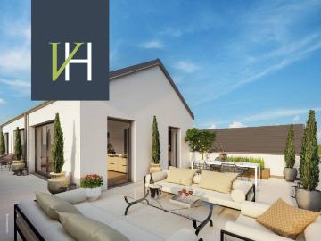 Langenlois, 3 Zimmer Penthouse Eigentumswohnung: 142 m² Wfl 84 m² Terrasse