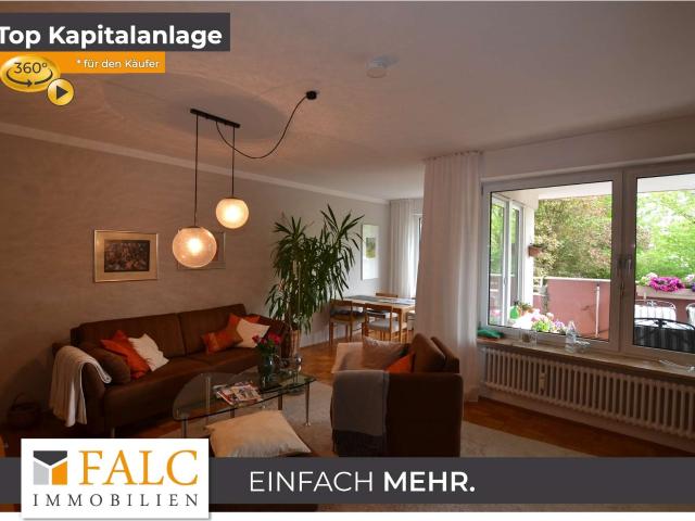 Langjährig vermietete 3 Zimmer Wohnung mit Balkon und Stellplatz – Kapitalanlage mit Perspektive