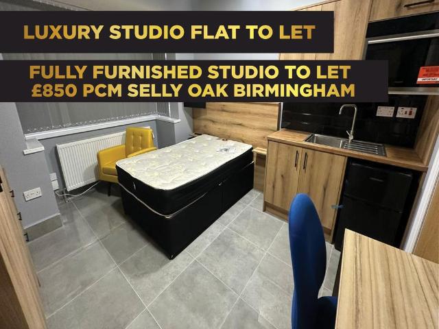 Langleys Road, Birmingham B29 Studio to rent £850 pcm £196 pw