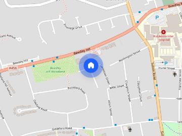 Kidderminster, Worcestershire county, Midlands