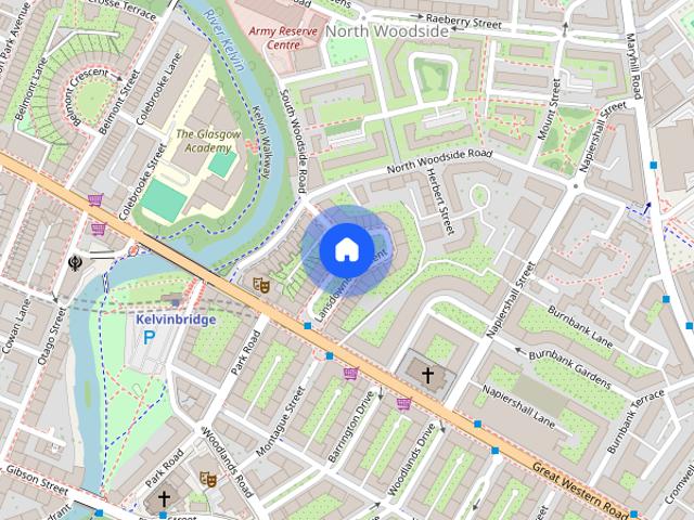 Lansdowne Crescent, Ground Floor, Kelvinbridge, Glasgow, G20