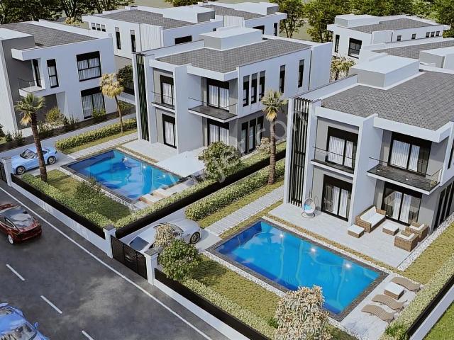 Lansmana Özel 480m2 Arsa İçerisinde Müstakil Havuzlu Villalar