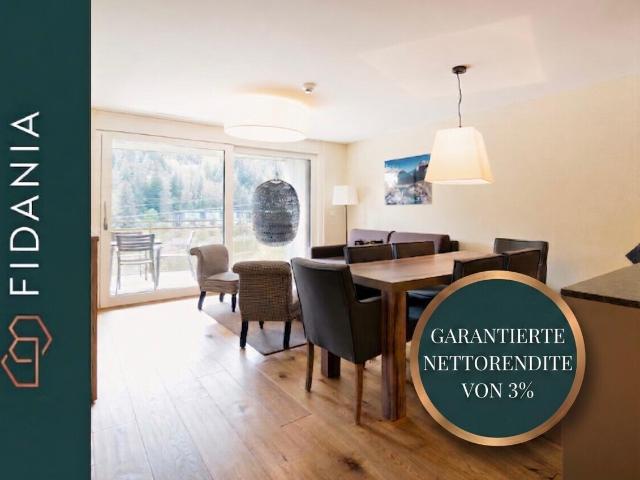 Laax – 3.5 Zimmer Ferienwohnung mit jährlich 3% Nettorendite garantiert!