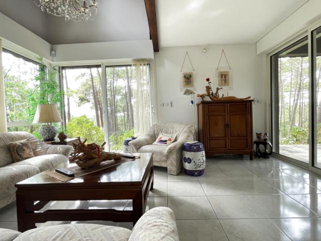 Lacanau Golf maison d'architecte vente 3 chambres grand terr