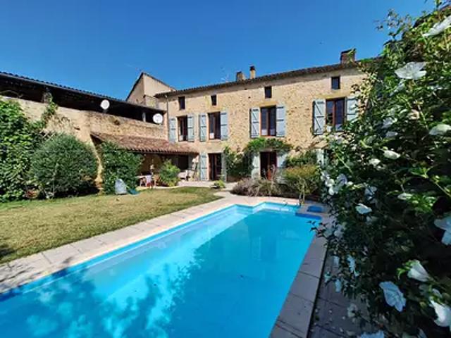 Lacapelle Biron 47150 Achat / Vente maison 6 pièces t6 piscine terrasse