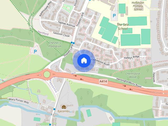 Ladywood Road, Hertford, Hertfordshire, SG14