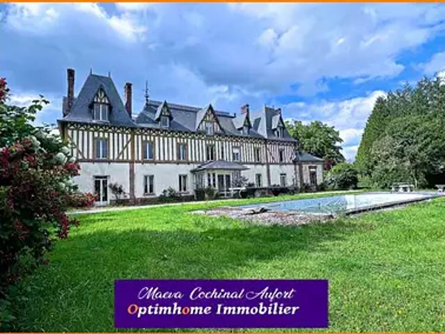 Verneuil d'Avre et d'Iton 27130 Achat / Vente maison 35 pièces t35 piscine jardin