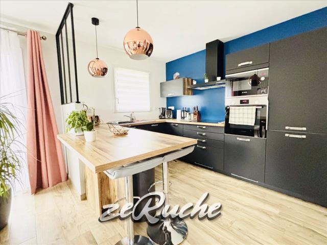 Laissez vous séduire par cette jolie maison contemporaine 2. 105m² Feuguerolles Bully
