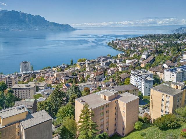 Lake Geneva, so weit das Auge reicht: hervorragende 4,5 Zimmer in Montreux