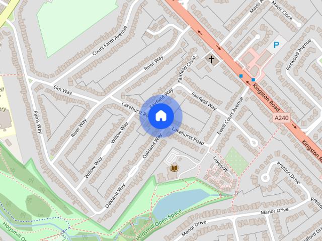 Lakehurst Road, West Ewell, Epsom, KT19