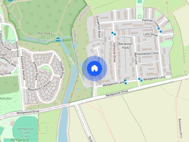 Lakewood Drive, Barlaston, Stoke On Trent, Staffordshire, ST12