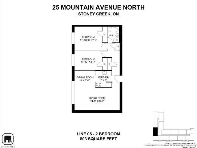 Lakeview Apartments 2 Bedroom Apartment for Rent at 25 Mountain Ave N, Hamilton, ON L8G 3N8 Stoney Creek Estates