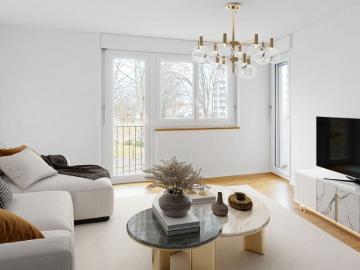 Large 2.5 room apartment in a quiet location