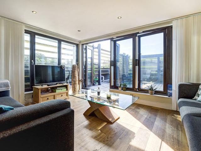 Large 3 bed flat Roof terrace. Free Gym membership