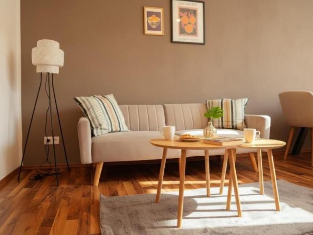 Large flat with 2 bedrooms and underfloor heating, including parking space