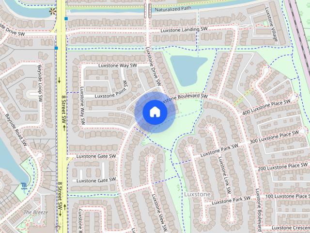 LARGE FULL HOUSE in Luxstone backs out onto a park