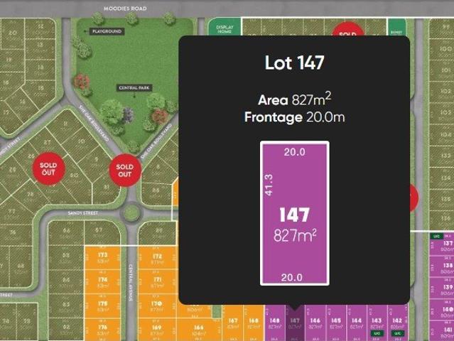 Large level 827 m2 lot! Buy now in Bargara Beach Estate!