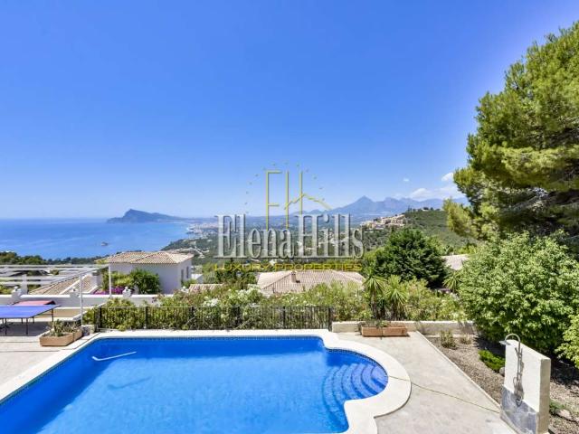 Large Mediterranean style villa with panoramic sea views in Altea Hills, Altea, Alicante