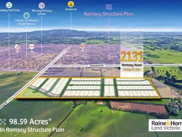 Large Scale Residential Development Opportunity 98.59 acres* in Romsey Structure Plan!