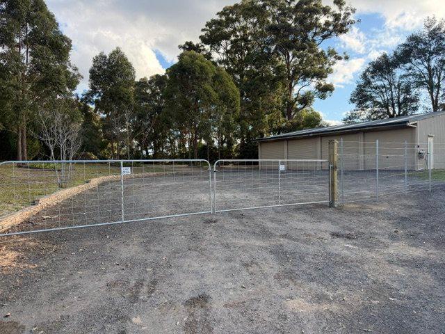 Large shed on approx 1 acre of private space