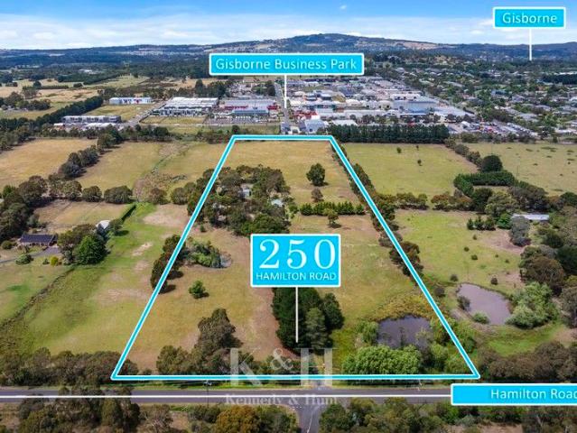 Largest Parcel of Medium Density Residential Zoning STCA in New Gisborne within the Gisborne Futures Structure Plan