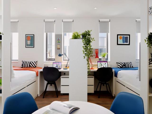 Larkin Twin Studio Single Occupancy