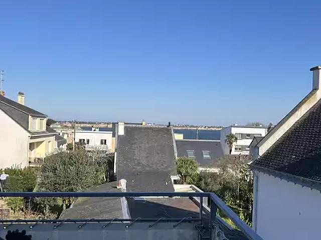 Larmor Plage 56260 Achat / Vente appartement 3 pièces t3 au dernier étage terrasse