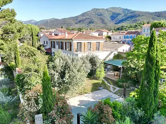 Laroque des Albères 66740 Achat / Vente maison 6 pièces t6 piscine jardin