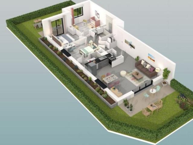 Larringes Appartement de 82M² avec jardin