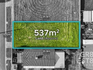 LAST BLOCK AVAILABLE TITLED LAND WITH APPROVED PLANS!