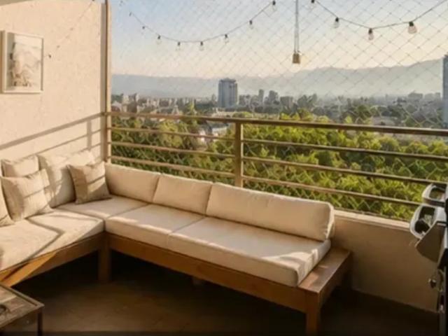 Las condes/gran terraza/3 dorm./piso 23/vista despejada