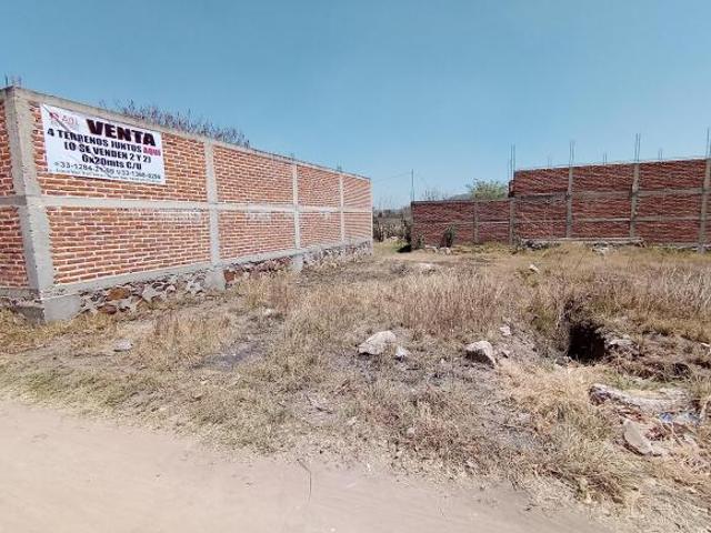 LAS MESAS CERCA A CENTRO UNIVERSITARIO TONALÁ. 4 LOTES DE TERRENO C/U DE 120 MTS
