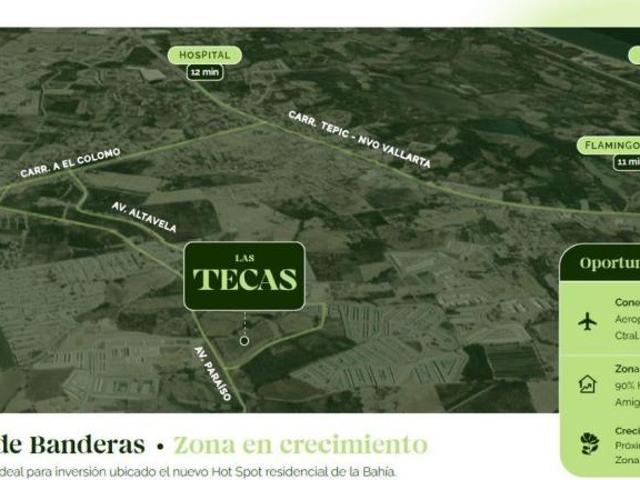Las Tecas Terreno de 101 m² en venta