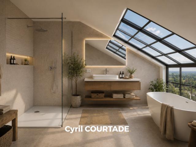 Lattes, Dpt Hérault 34, Appartement 5 pièces de 144,49 m² Terrasse cabane de 42 m²