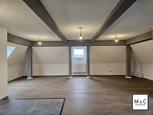 Lauterbourg 67630 Location appartement 3 pièces t3 au dernier étage cave