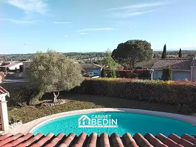 Lauzerville 31650 Achat / Vente maison 6 pièces t6 au dernier étage piscine