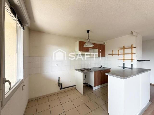 Launaguet apt t3, 66m² + 2 parkings s/s