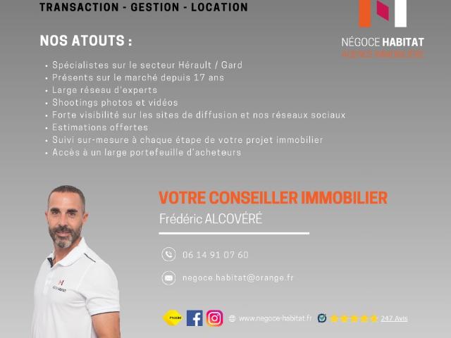 LAURET APPARTEMENT T3 DE 72M2 AVEC 22.52M2 DE TERRASSE + PARKING