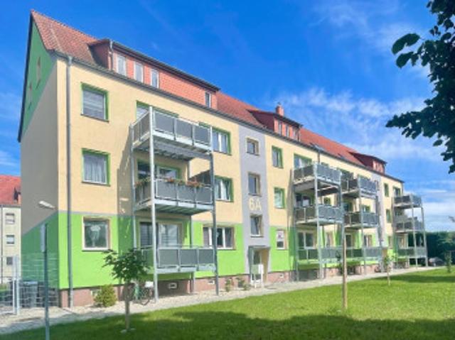 LAUSSIG OT PRESSEL [ 767 ] 4 ZIMMER WOHNUNG im ERDGESCHOSS mit TAGESLICHTBAD [ 767 ] SONNIGEM BALKON [ 767 ] kostenfreien PARKPLATZ