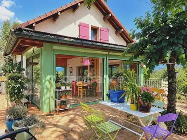 Lavans lès Saint Claude 39170 Achat / Vente maison 6 pièces t6 terrasse cave