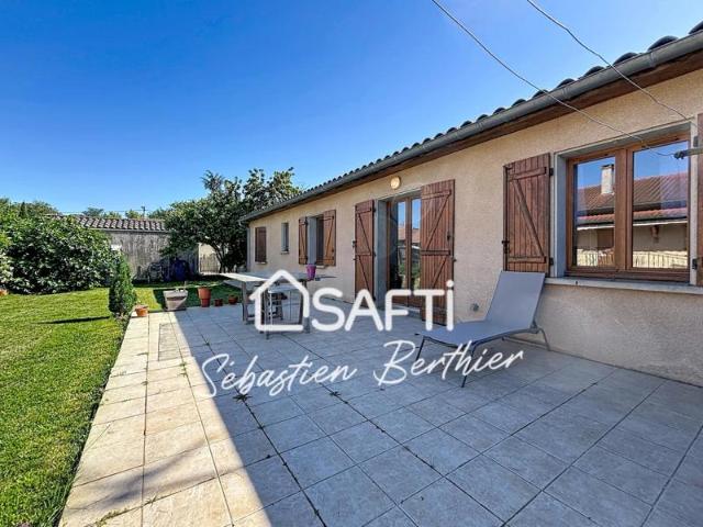 Lavaur – Maison plain pied 4 chambres avec garage et jardin